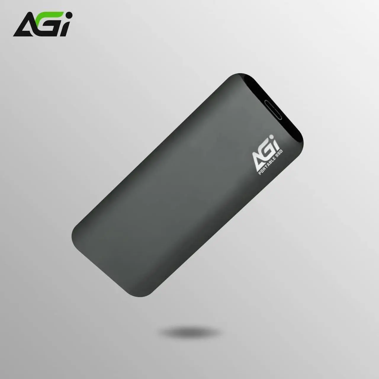 Alt view image 5 of 10 - AGI 1TB ED198 PCIe Portable External SSD, (R/W Speed up to 1024/939 MB/s) USB 3.1 Gen2 Type-C to Type-C/Type-A Cable, Aluminum Housing.