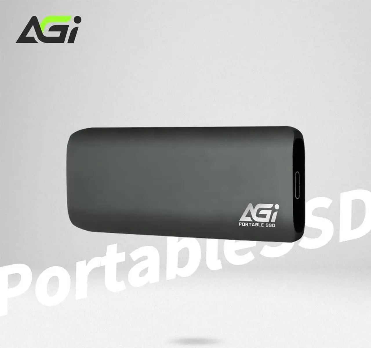 Alt view image 6 of 10 - AGI 1TB ED198 PCIe Portable External SSD, (R/W Speed up to 1024/939 MB/s) USB 3.1 Gen2 Type-C to Type-C/Type-A Cable, Aluminum Housing.