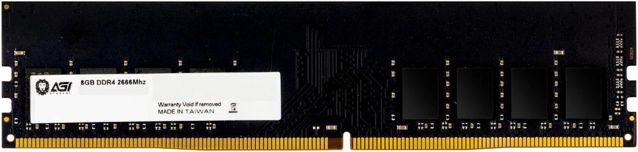 Main image of AGI UD138 8GB DDR4 UDIMM 2666MHz CL19, 1.2V,  288-pin for Computer Memory RAM Module Upgrade