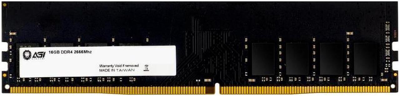 Main image of AGI UD138 16GB DDR4 UDIMM 2666MHz CL19, 1.2V, 288-pin for Computer Memory RAM Module Upgrade