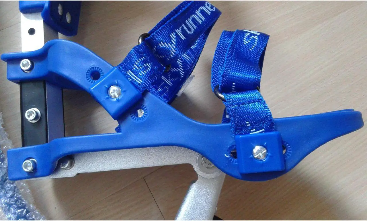Alt view image 4 of 7 - Skyrunner Kids/Child Youth Kangaroo Shoes Jumping Stilts Fitness Exercise (88-132lbs/40-60kg) Blue