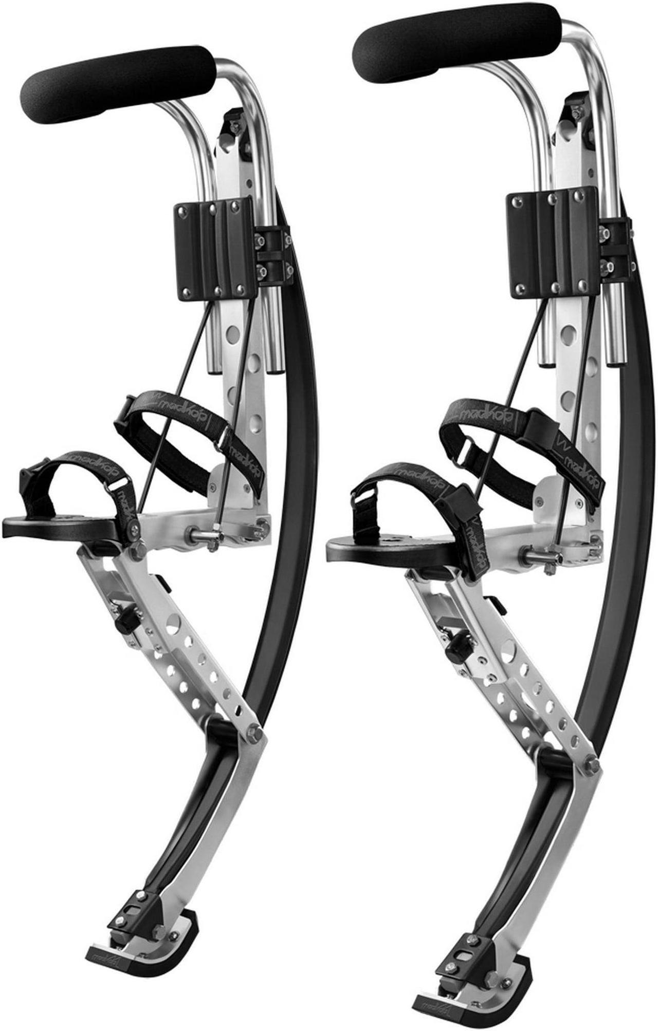 Main image of Skyrunner Adult Kangaroo Shoes Jumping Stilts Fitness Exercise (200-242lbs/90~110kg) Bouncing Shoes (Black)