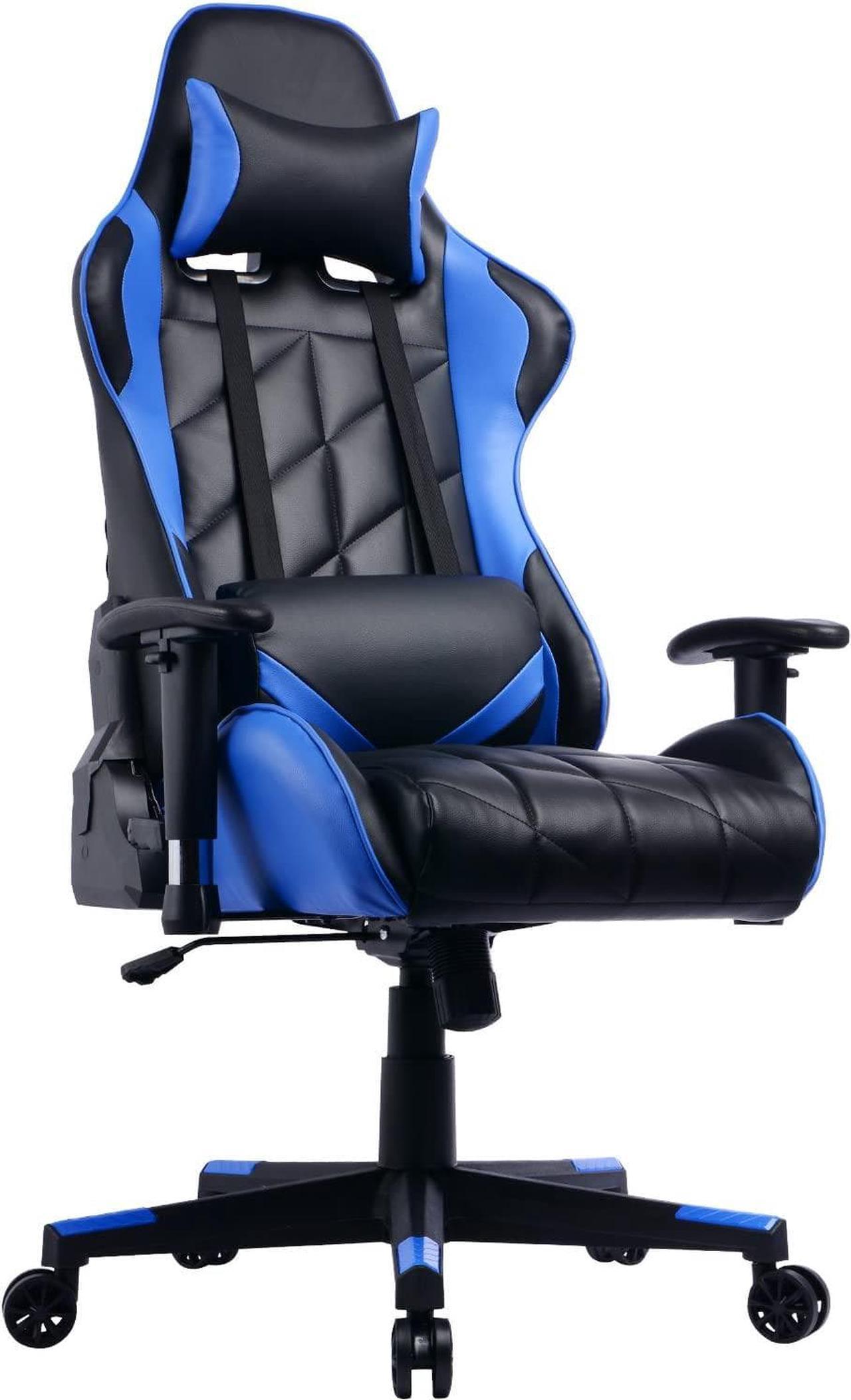 PRISP Gaming Chair with Reclining Backrest, Racing Style High Back Office Chair - Chaise Gamer