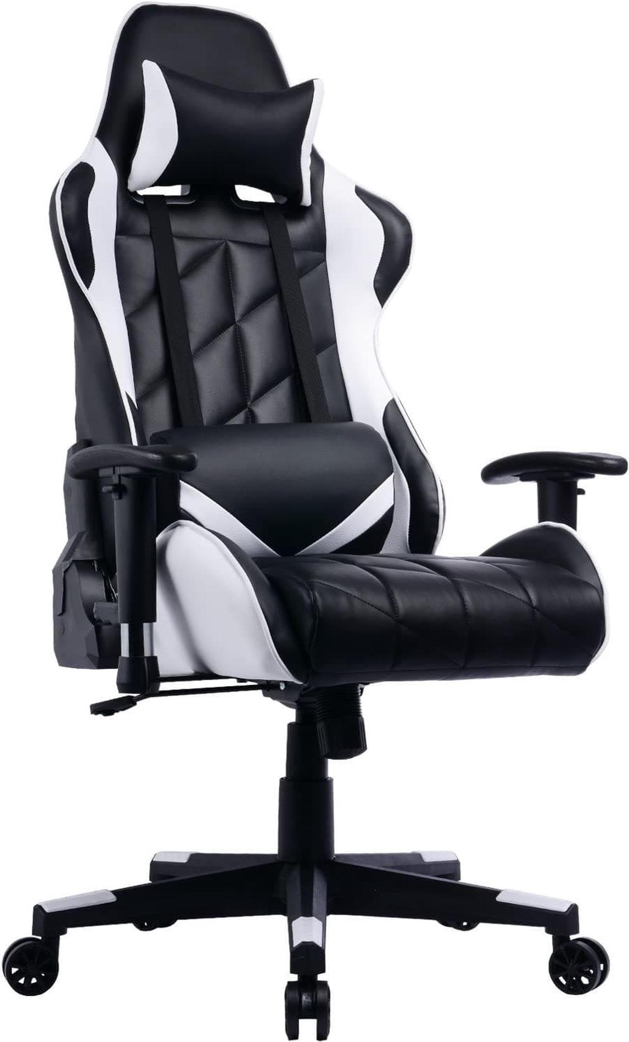 PRISP Gaming Chair with Reclining Backrest, Racing Style High Back Office Chair - Chaise Gamer