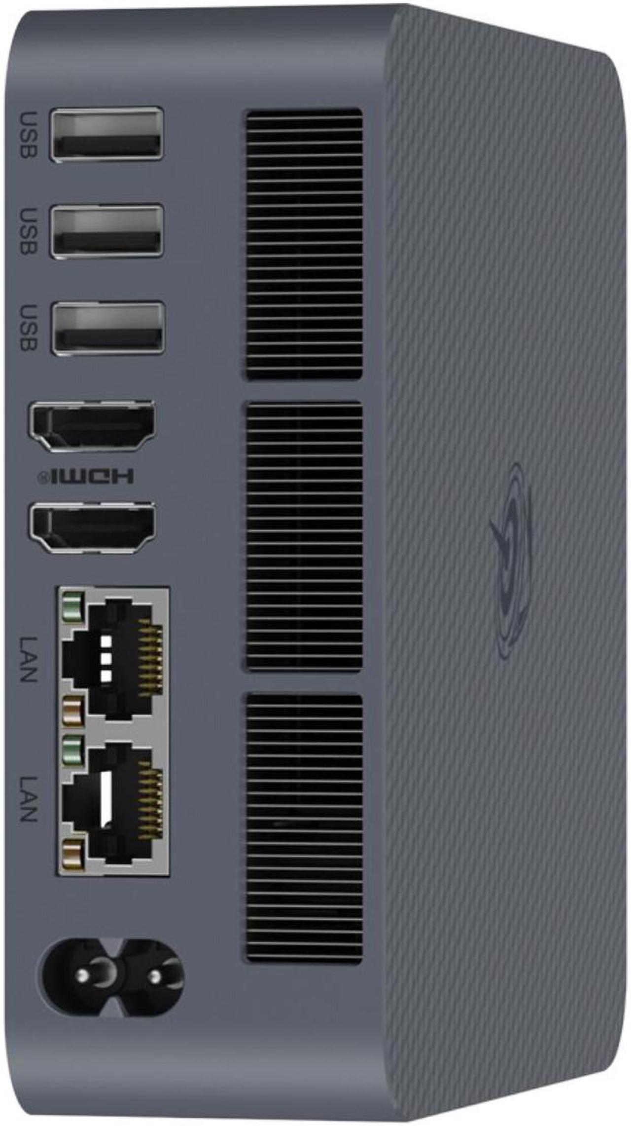 Alt view image 5 of 6 - Beelink Mini PC EQi12 Core i5-12450H (8C/12T Up to 4.4GHz), 24GB DDR5 RAM 500GB NVME SSD, Intel UHD Graphics, Windows 11 Pro, WiFi 6/BT 5.2