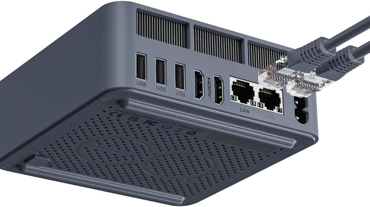 Alt view image 3 of 6 - Beelink Mini PC EQi12 Core i5-12450H (8C/12T Up to 4.4GHz), 24GB DDR5 RAM 500GB NVME SSD, Intel UHD Graphics, Windows 11 Pro, WiFi 6/BT 5.2