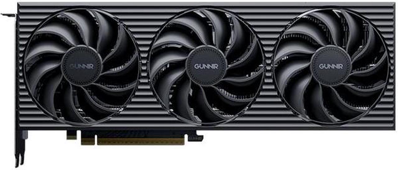 Alt view image 2 of 7 - GUNNIR Intel Arc B580 Tri 12G OC Gaming Graphics Card (PCIe 4.0, 12GB GDDR6, HDMI 2.1, DisplayPort 2.1) Black