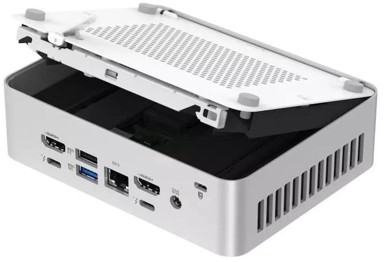 Alt view image 6 of 7 - ASUS NUC 15 Pro+ NUC15CRSU9, Intel Core Ultra 9 285H, Intel Arc Graphics, Supports Quad 4K, Wi-Fi 7, Bluetooth 5.4 (Barebone System)