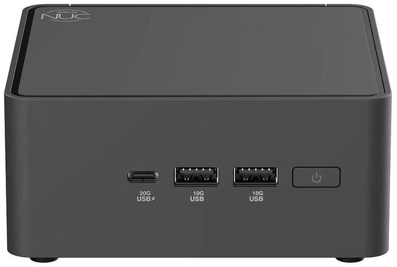 Main image of ASUS NUC 15 Pro NUC15CRHU5, Intel Core Ultra 5 225H, Intel Arc Graphics, Thunderbolt 4, Supports Quad 4K, Wi-Fi 7, Bluetooth 5.4 (Barebone System)