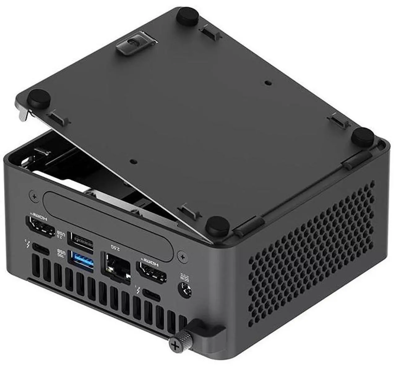 Alt view image 7 of 7 - ASUS NUC 15 Pro NUC15CRHU5, Intel Core Ultra 5 225H, Intel Arc Graphics, Thunderbolt 4, Supports Quad 4K, Wi-Fi 7, Bluetooth 5.4 (Barebone System)