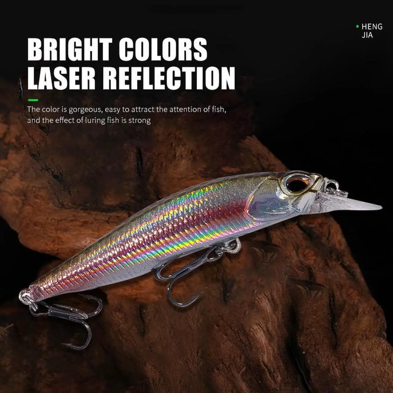 Alt view image 4 of 7 - 8pcs Minnow Fishing Lure Set Wobbler Crankbait Isca Artificial Hard Bait Carp Mini Fishing Lures Pesca Tackle, 2.95in/7.5cm, 5.1g, 10# Fish Hook