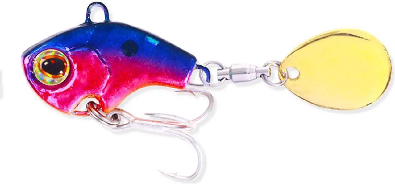 Alt view image 6 of 6 - 10Pcs Rotating Metal VIB vibration Bait Spinner Spoon Fishing Lures Jigs Trout Fishing Hard Baits Tackle Pesca ,9g
