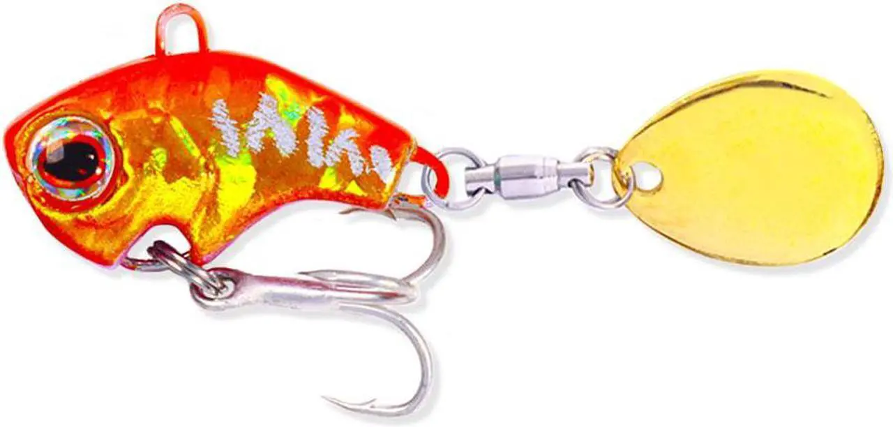 Alt view image 4 of 6 - 10Pcs Rotating Metal VIB vibration Bait Spinner Spoon Fishing Lures Jigs Trout Fishing Hard Baits Tackle Pesca ,9g