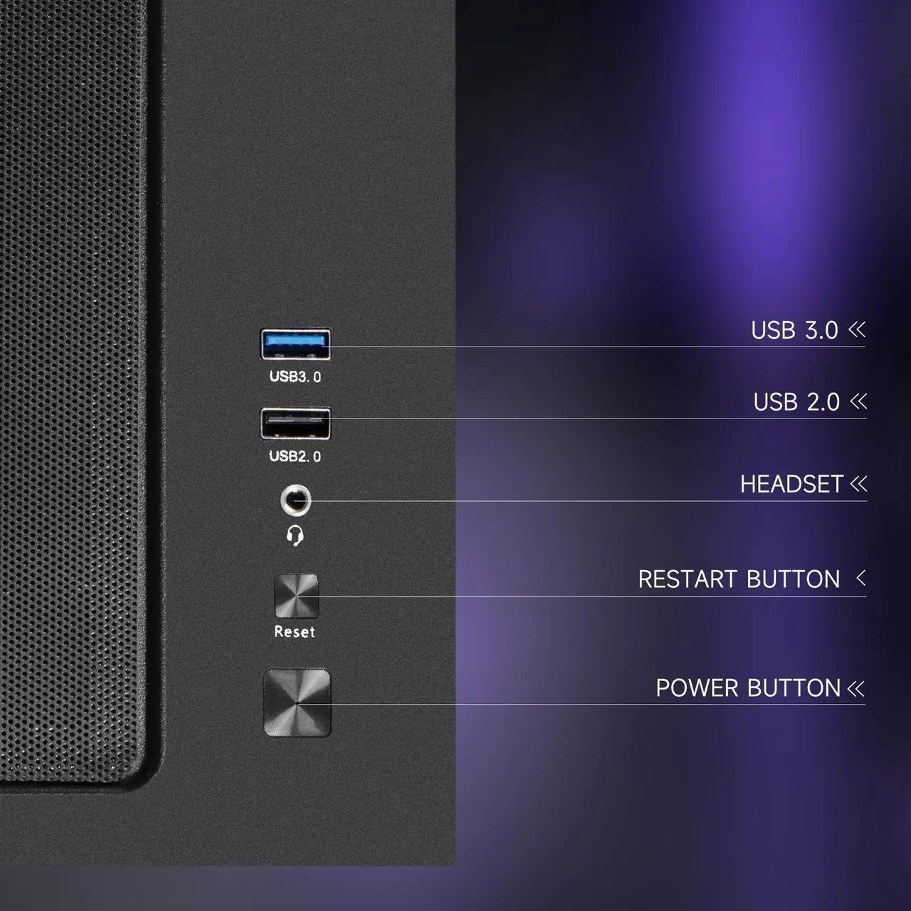 Alt view image 7 of 7 - VTG Gaming Desktop PC , Ryzen5 9600X, Radeon RX 9070 GRE ,MSI B650M 32GB DDR5 1TB NVMe SSD, 650W GOLD PSU, Wi-Fi,360 Liquid Cooler,ARGB Fans , Windows 11 Home 64-bit ,Prebuilt Gaming Pc New computer