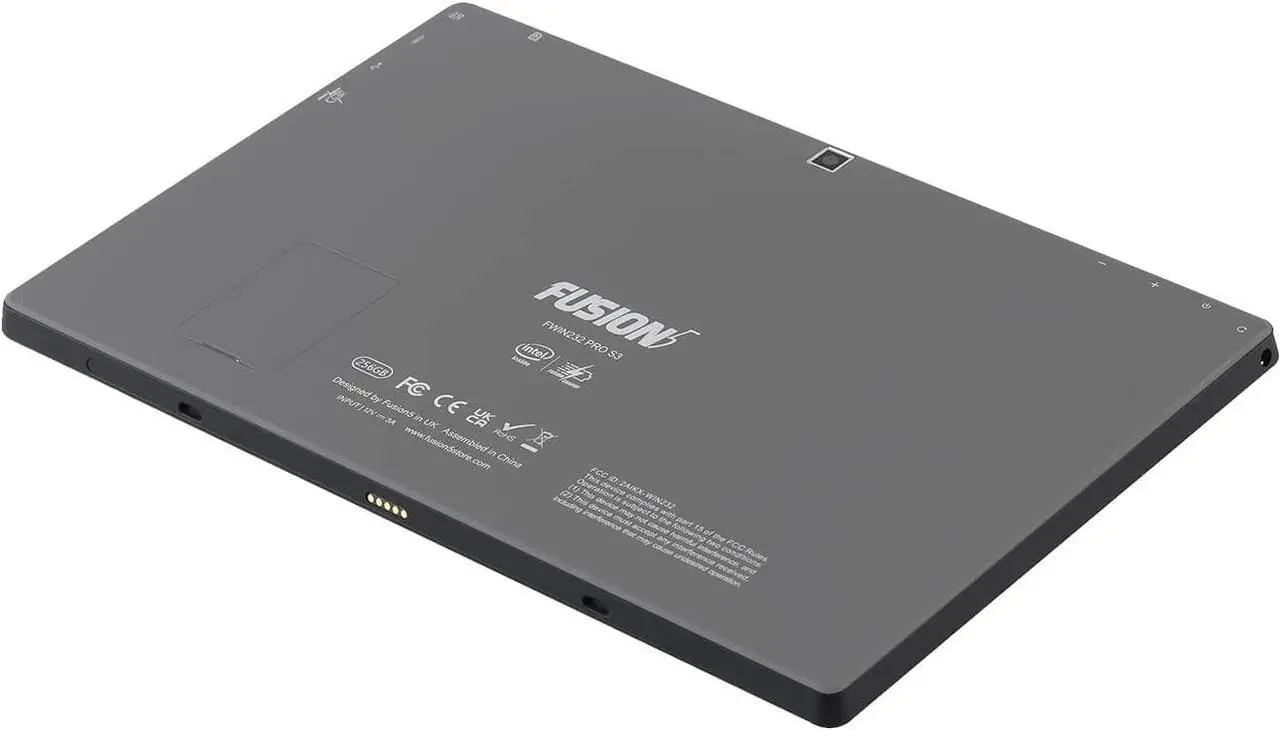 Alt view image 4 of 6 - Fusion5 10" Windows 11 FWIN232+ FHD PRO N4120 Intel Quad-Core Ultra Slim Windows Tablet PC - 4GB RAM, 64GB Storage, 1920x1200 FHD Display, USB 3.0, Micro HDMI, 5MP & 2MP Camera, Expandable M.2 Storage