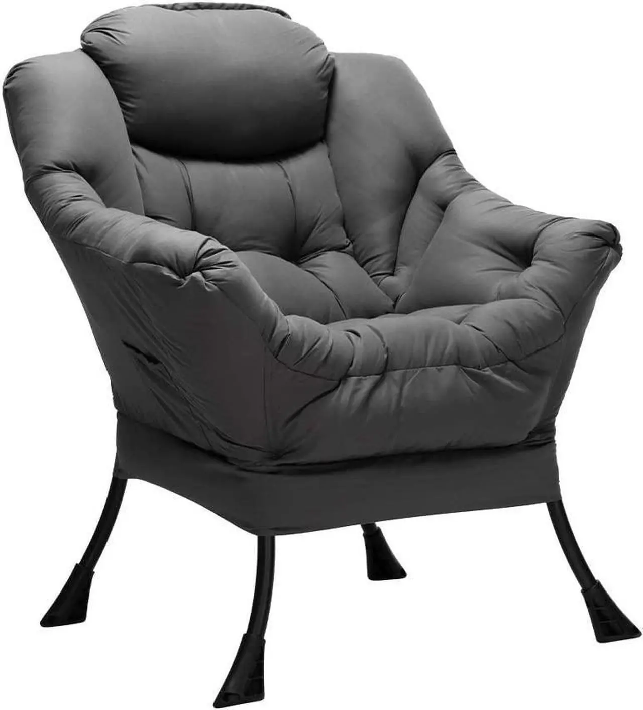 Main image of Outvita 40.55" Tall Directors Chair Height Seat Folding with Side Table Storage Bag, Support for 300Lbs Portable Makeup Artist Chair with Bar Height Black, Welcome to consult