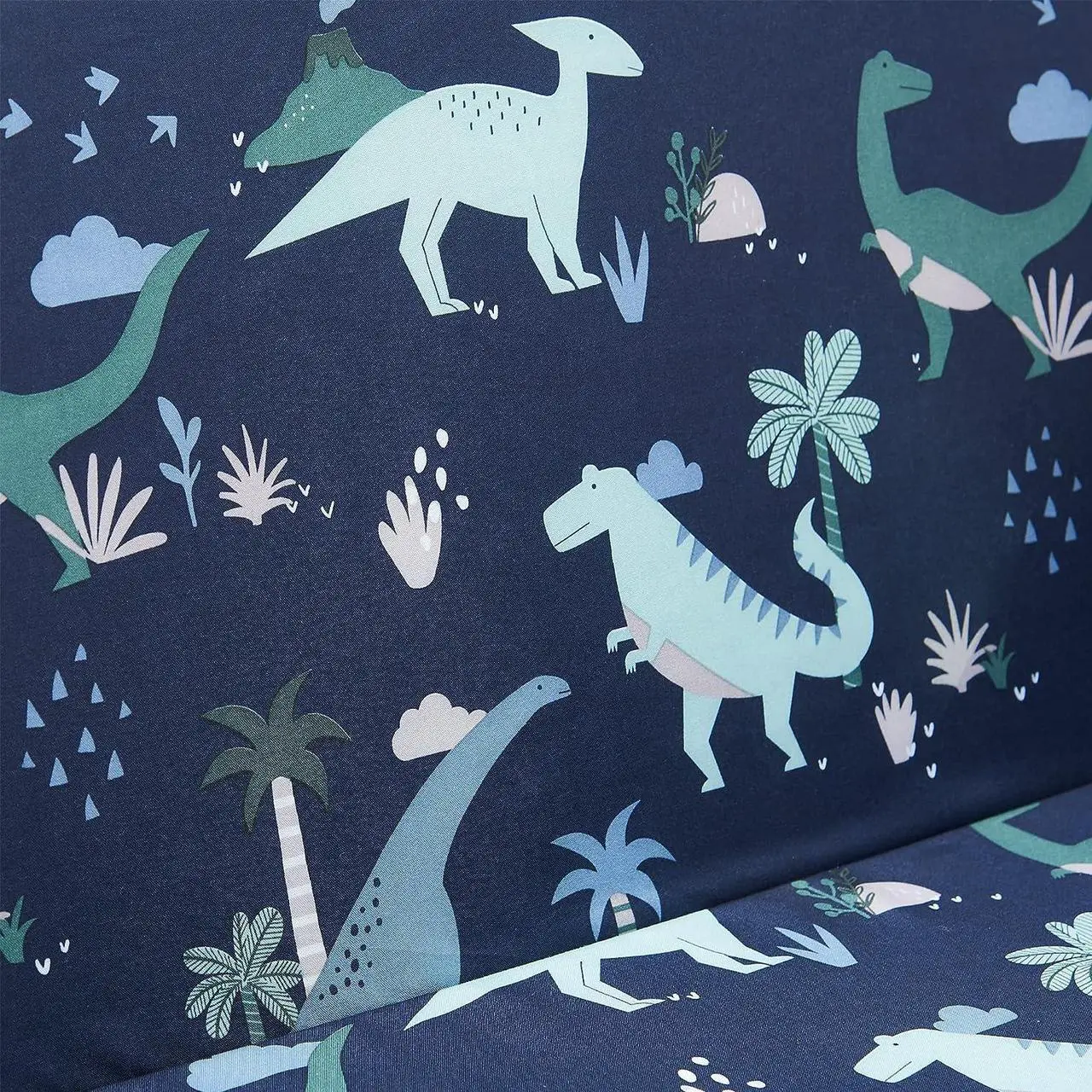 Alt view image 5 of 6 - Ulax Furniture Children Sofa Chair Kids FILP-Out Chair Convertible Sofa to Sleeper Couch (Navy Dinosaur), Welcome to consult