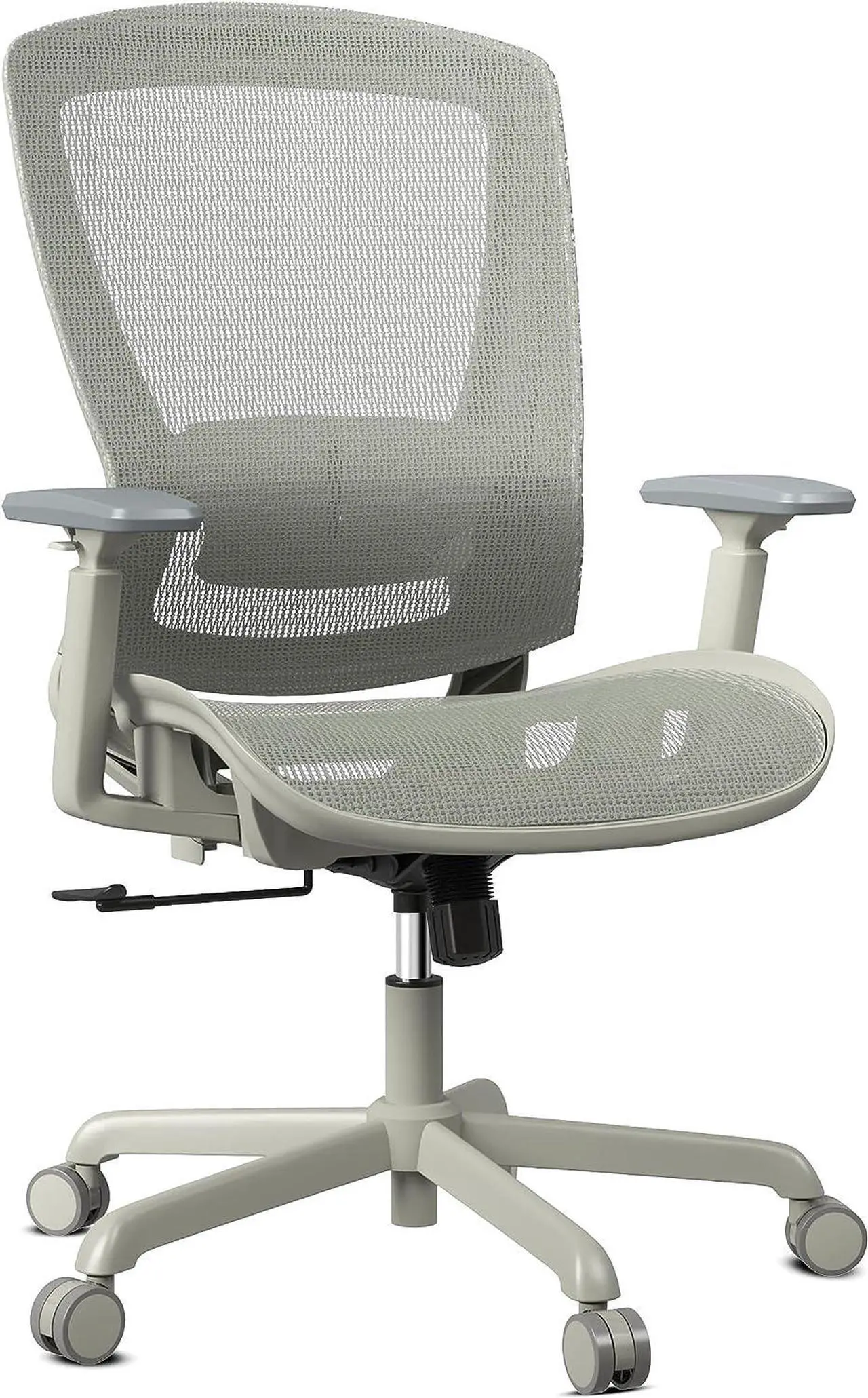 Main image of ELABEST Mesh Office Chair,Ergonomic Computer Desk Chair,Sturdy Task Chair- Adjustable Lumbar Support & Armrests,Tilt Function,Comfort Wide Seat,Swivel Home Office Chair (Grey Frame Grey Mesh)