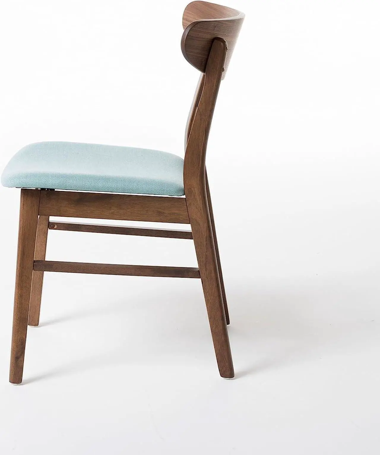 Alt view image 4 of 7 - Christopher Knight Home Idalia Dining Chairs, 2-Pcs Set, Mint / Walnut Finish, Welcome to consult