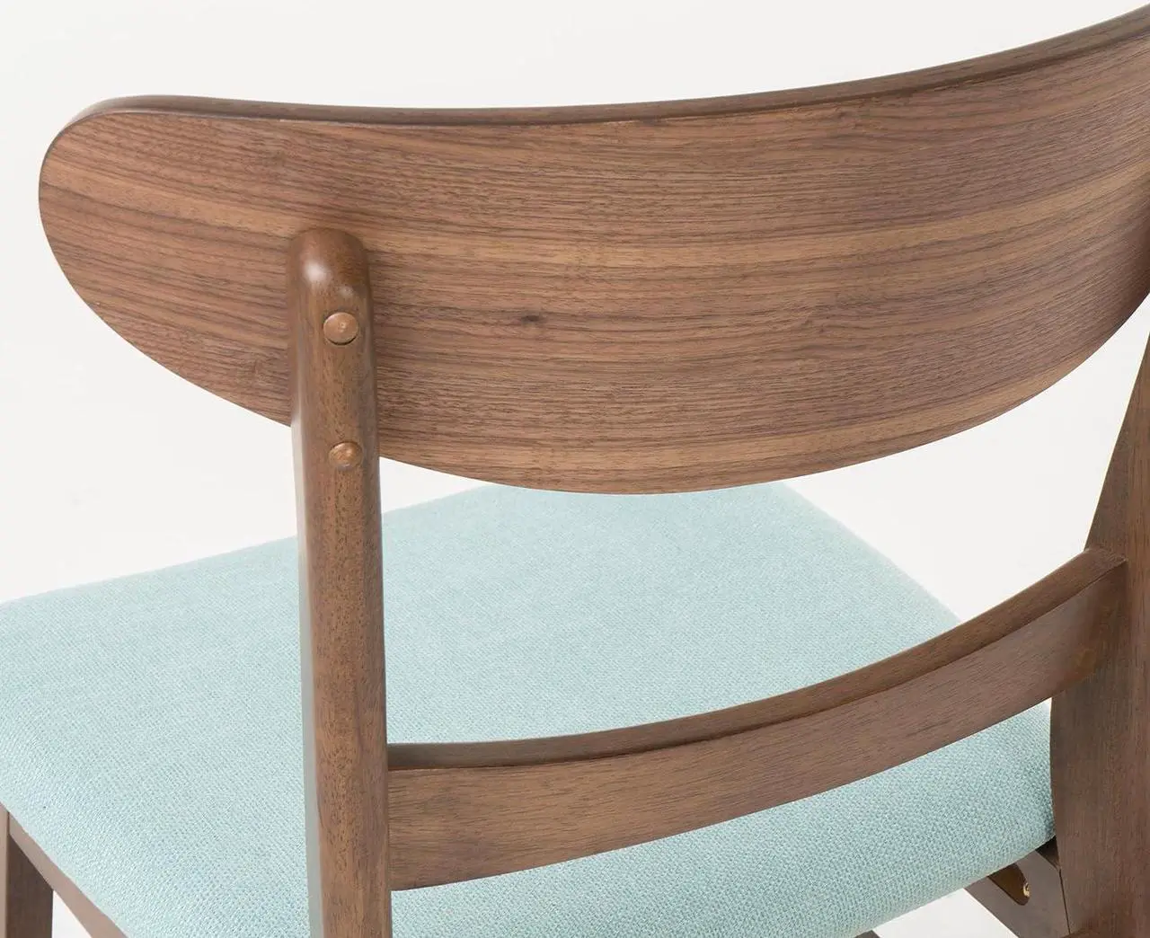 Alt view image 6 of 7 - Christopher Knight Home Idalia Dining Chairs, 2-Pcs Set, Mint / Walnut Finish, Welcome to consult