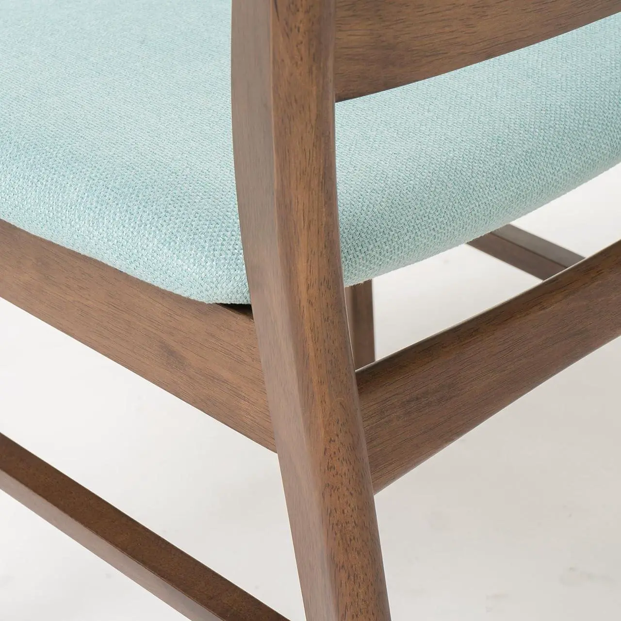 Alt view image 7 of 7 - Christopher Knight Home Idalia Dining Chairs, 2-Pcs Set, Mint / Walnut Finish, Welcome to consult