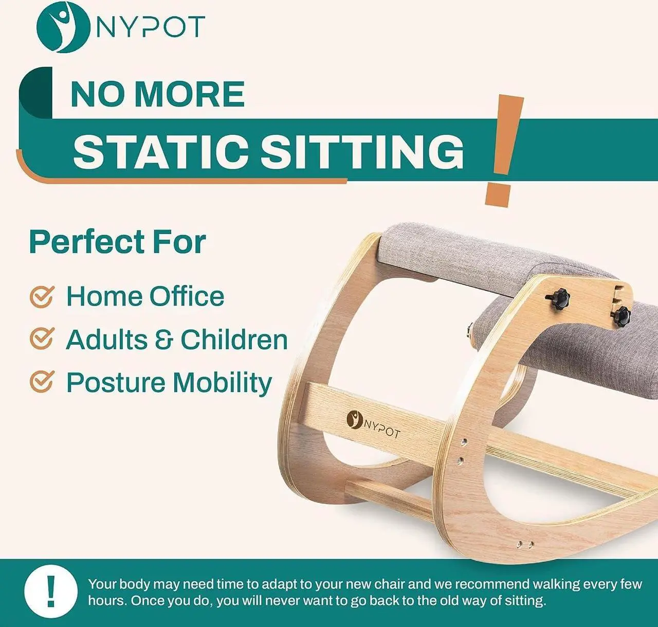Nypot Kneeling Chair - Thumbnail 4