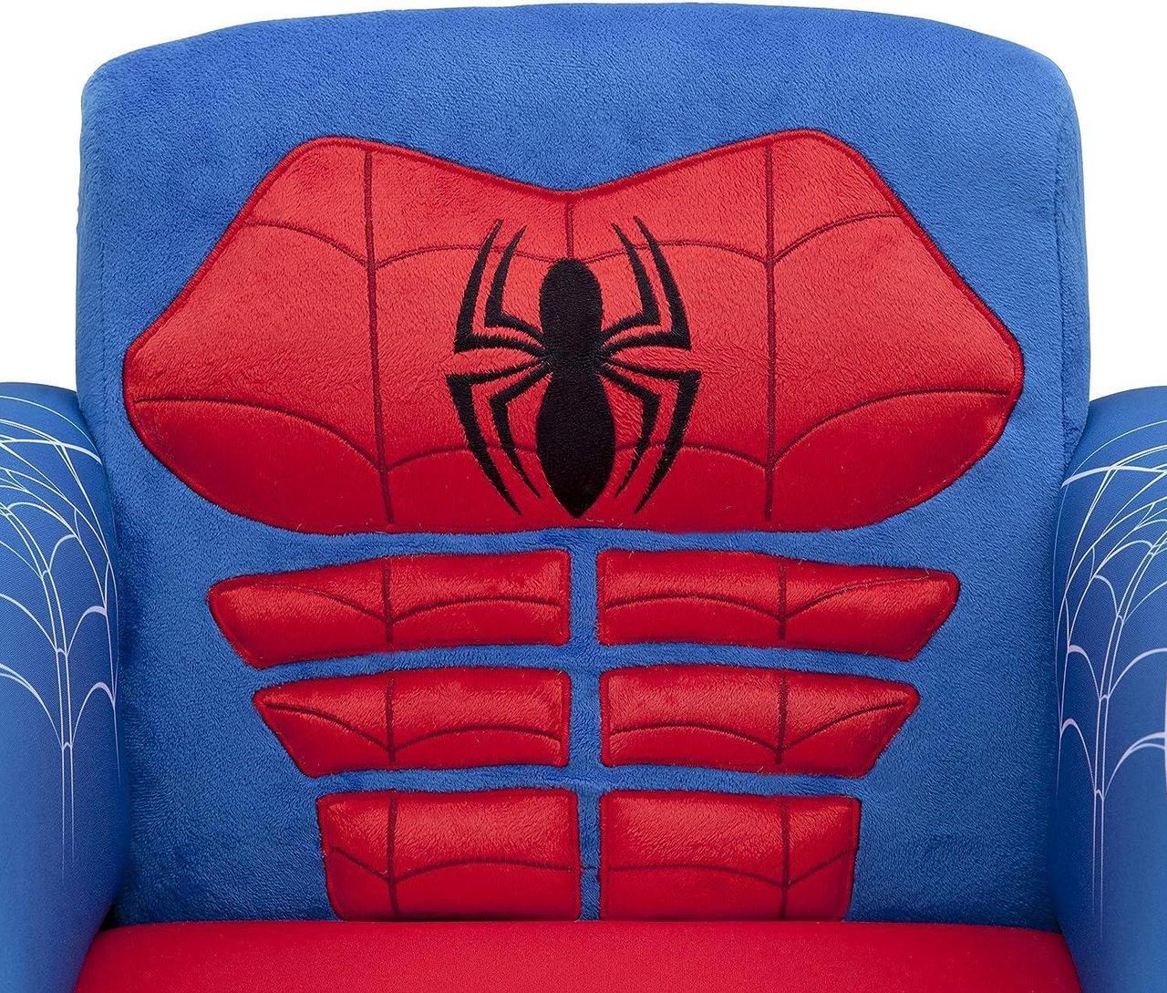 Alt view image 5 of 7 - Delta Children Figural Upholstered Chair, Marvel Spider-Man (Blue, Red), Welcome to consult