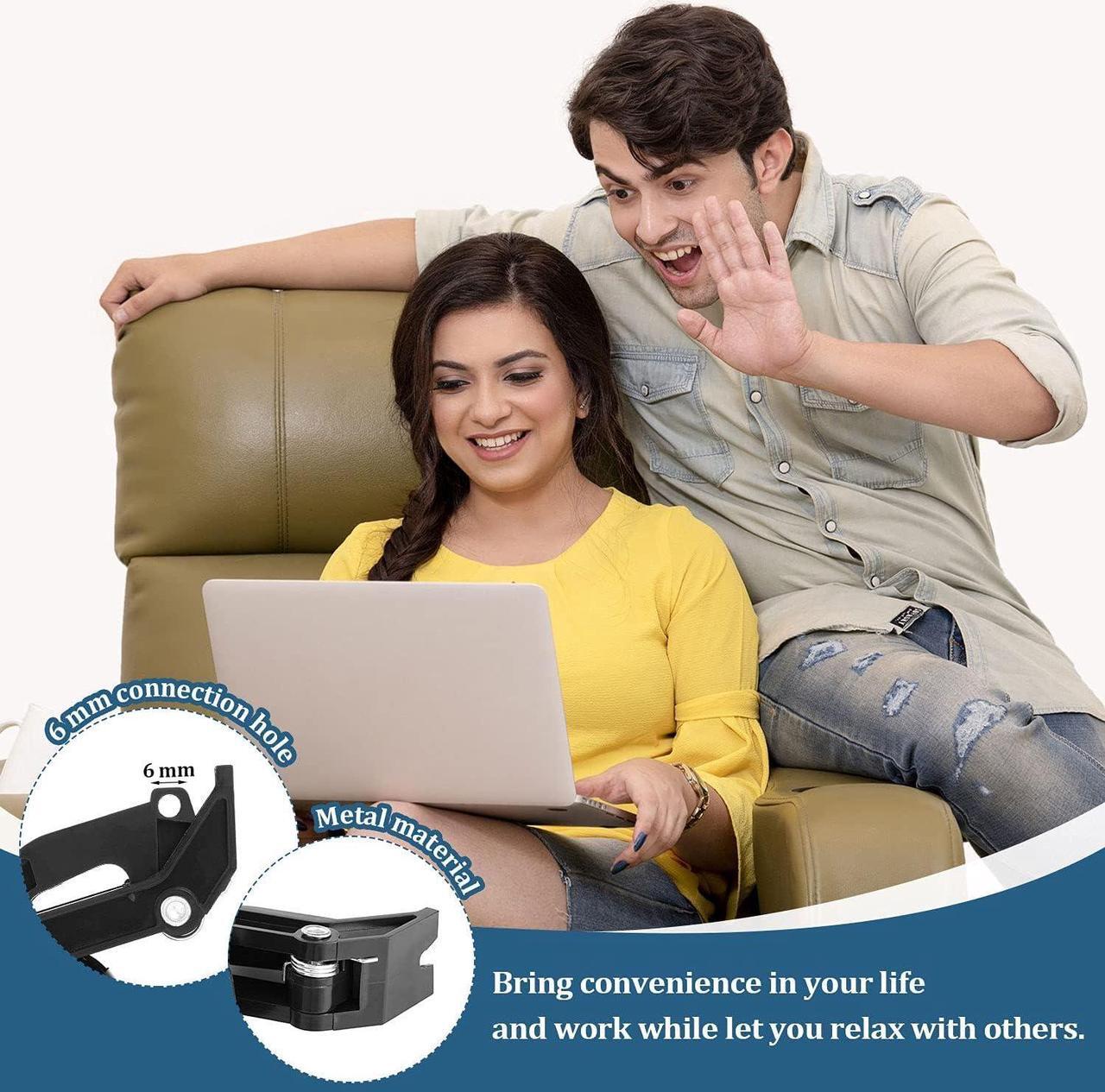 Alt view image 3 of 7 - Hotop Recliner Handle Replacement 4 Pieces Chair Release Lever Black Oval Pull Parts Plastic Sofa with Cable Hook, 3.5 x 3 Inches, Welcome to consult