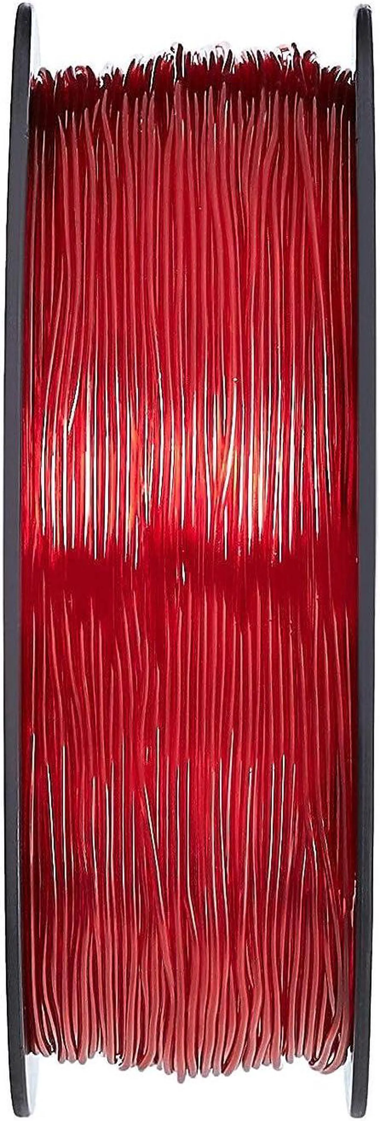 Alt view image 2 of 7 - Basics TPU 3D Printer Filament, 1.75mm, Red, 1 kg Spool (2.2 lbs), Welcome to consult