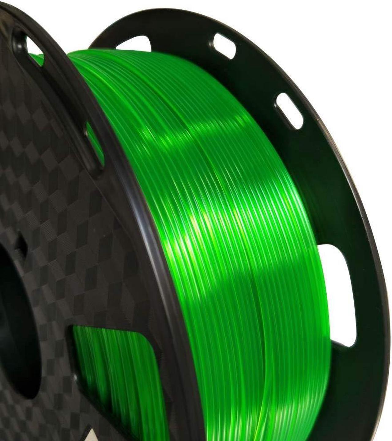 Alt view image 2 of 3 - Translucent Green PETG Filament 1.75 mm 1KG 3D Printer Filament 2.2LBS Spool 3D Printing Materials Fit Most FDM Printer Easy to Print CC3D Grass Green Color, Welcome to consult