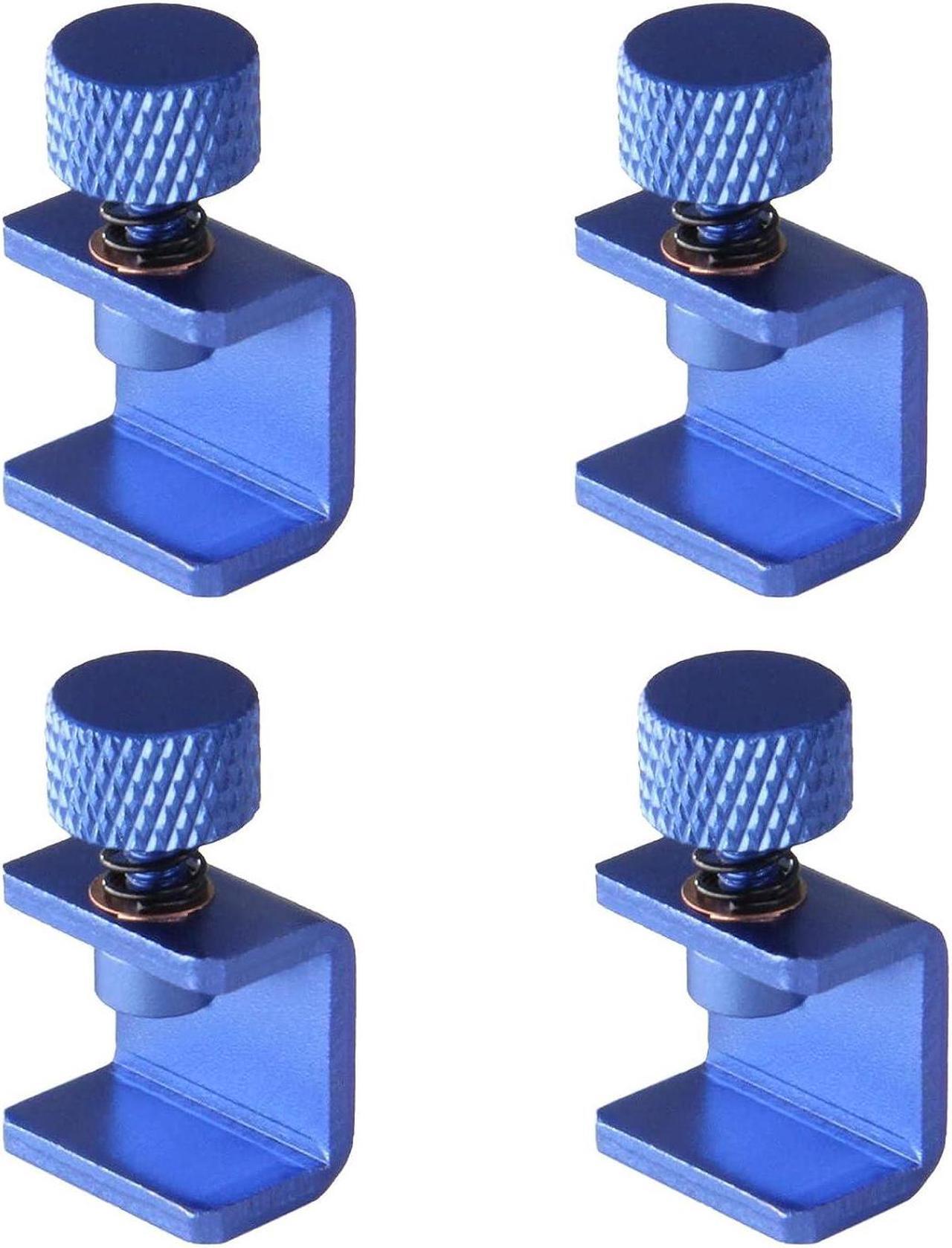 Main image of Zeberoxyz 4pcs Ender 3 Pro Blue Glass Bed Clips Clamps Adjustable 3D Printer Heat Bed Fixed Clips for Ender3/pro/V2/3S,Ender5/CR-10,CR-20PRO,CR-10S Pro (4PCS-Blue Glass Bed Clip Clamps)