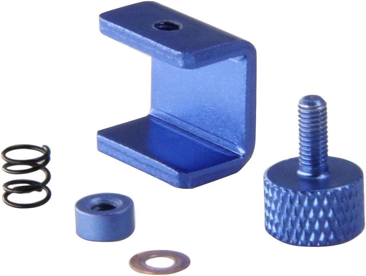 Alt view image 5 of 7 - Zeberoxyz 4pcs Ender 3 Pro Blue Glass Bed Clips Clamps Adjustable 3D Printer Heat Bed Fixed Clips for Ender3/pro/V2/3S,Ender5/CR-10,CR-20PRO,CR-10S Pro (4PCS-Blue Glass Bed Clip Clamps)