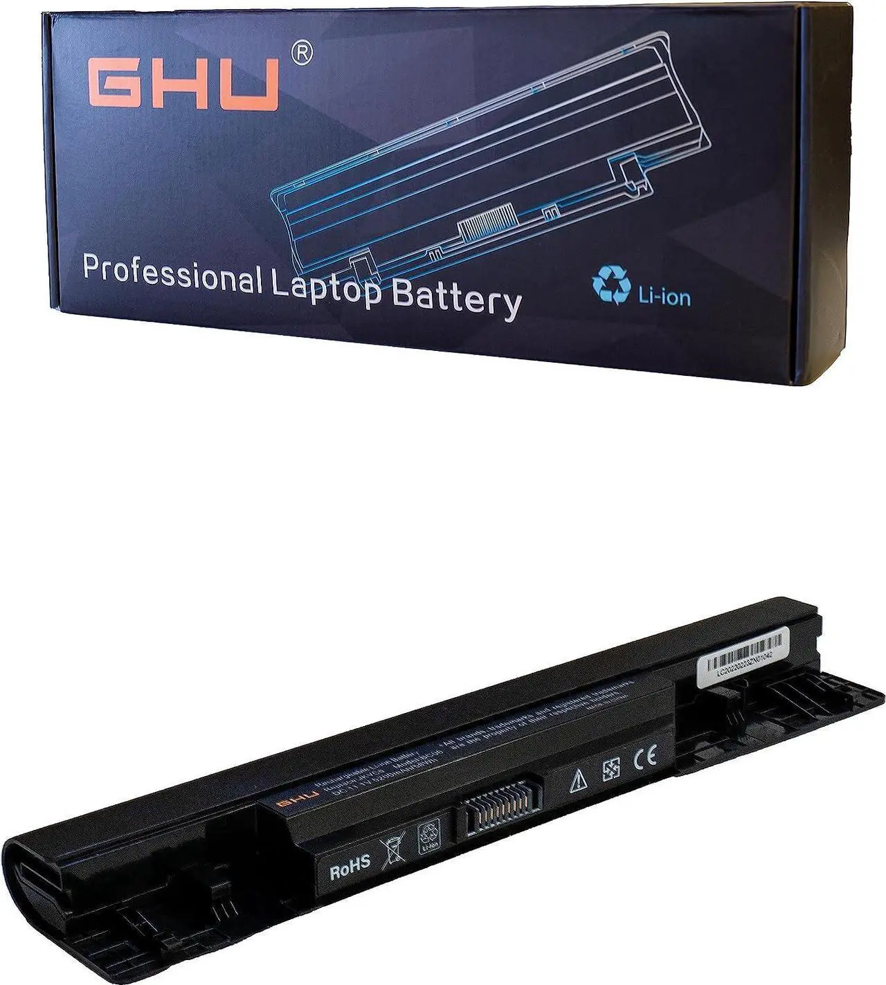 Main image of GHU New Battery JKVC5 58 WHR Replacement for Dell Inspiron 1764 1564 1464 P/N 312-1021 312-1022 451-11467 05Y4YV 0FH4HR NKDWV K456N 1464D 1564R P07E P08F 5YRYV 9JJGJ TRJDK CW435 5200 mAh