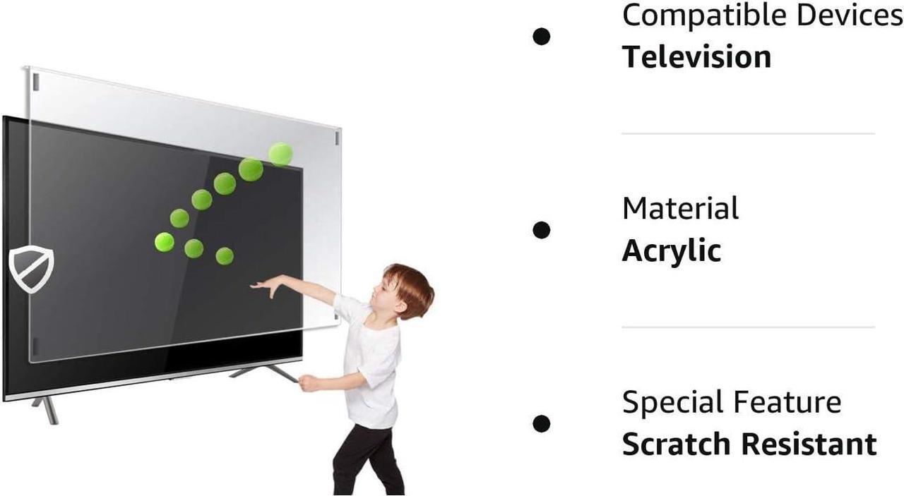 Alt view image 3 of 3 - 32 inch TV-ProtectorTM TV Screen Protector for LCD, LED, OLED and QLED 4K HDTV, Welcome to consult