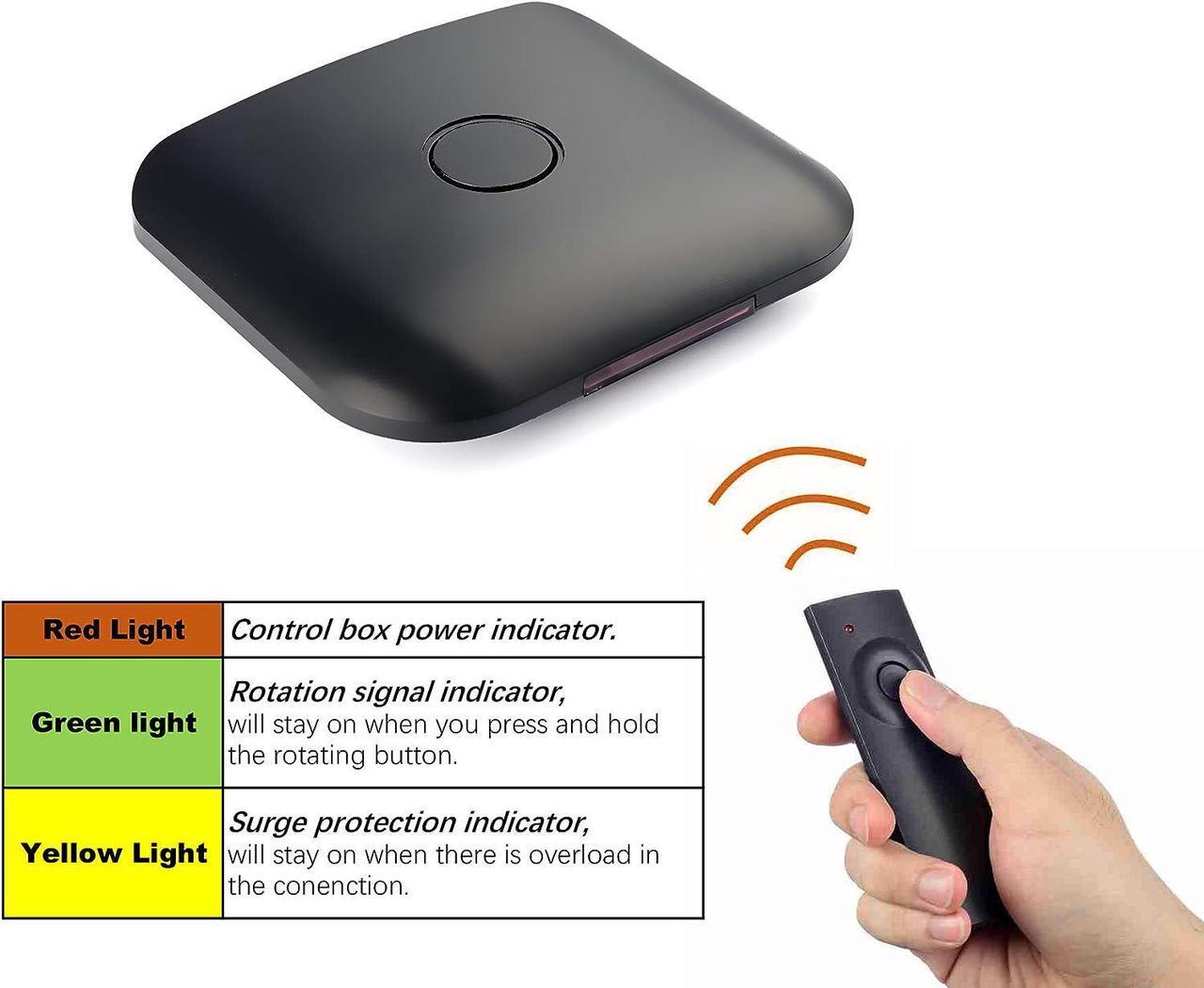 Alt view image 3 of 7 - CeKay Digital Outdoor Amplified HD TV Antenna Motorized 360 Degree Rotation 150 Miles with 40FT RG6 Coax Cable and Mounting Pole Snap-On Installation - UHF/VHF/1080P/4K, Welcome to consult