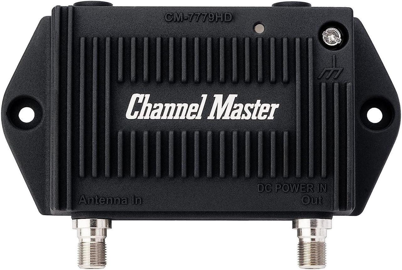 Main image of Channel Master CM-7779HD PreAmp 1 TV Antenna Amplifier with 5G LTE Filter, Adjustable Gain Preamplifier - Professional-Grade Signal Booster, Welcome to consult