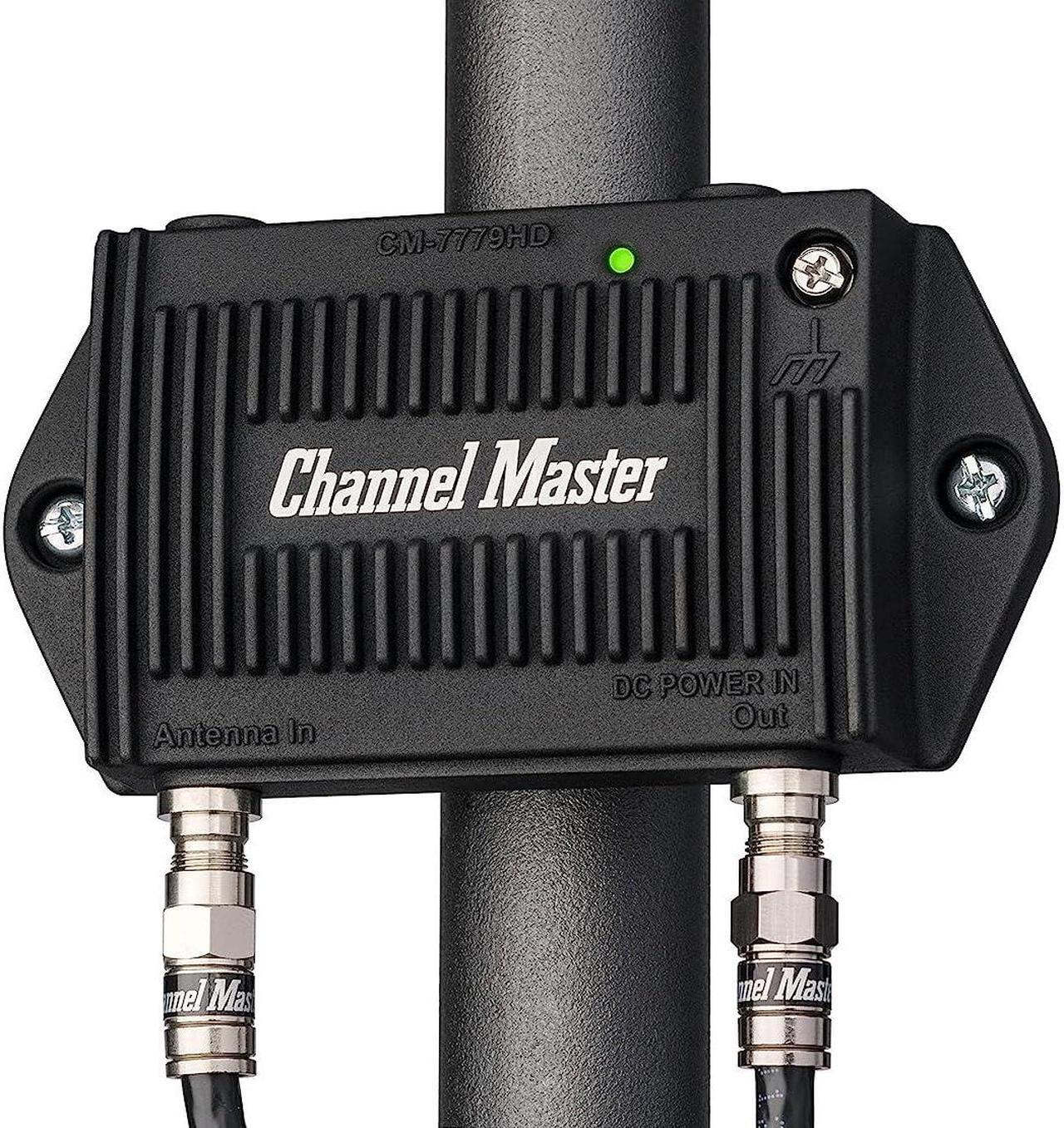 Alt view image 3 of 7 - Channel Master CM-7779HD PreAmp 1 TV Antenna Amplifier with 5G LTE Filter, Adjustable Gain Preamplifier - Professional-Grade Signal Booster, Welcome to consult