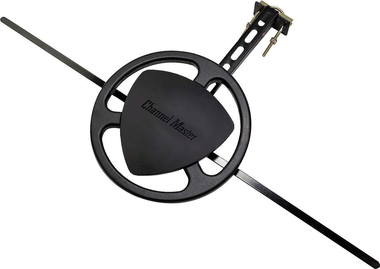 Main image of Channel Master Omni+ Omnidirectional Outdoor TV Antenna with Mounting Bracket for Roof, Attic, RV - VHF/UHF Digital HDTV Antenna with 360 Degree Reception Span - 50 Mile Range [CM-3011HD]