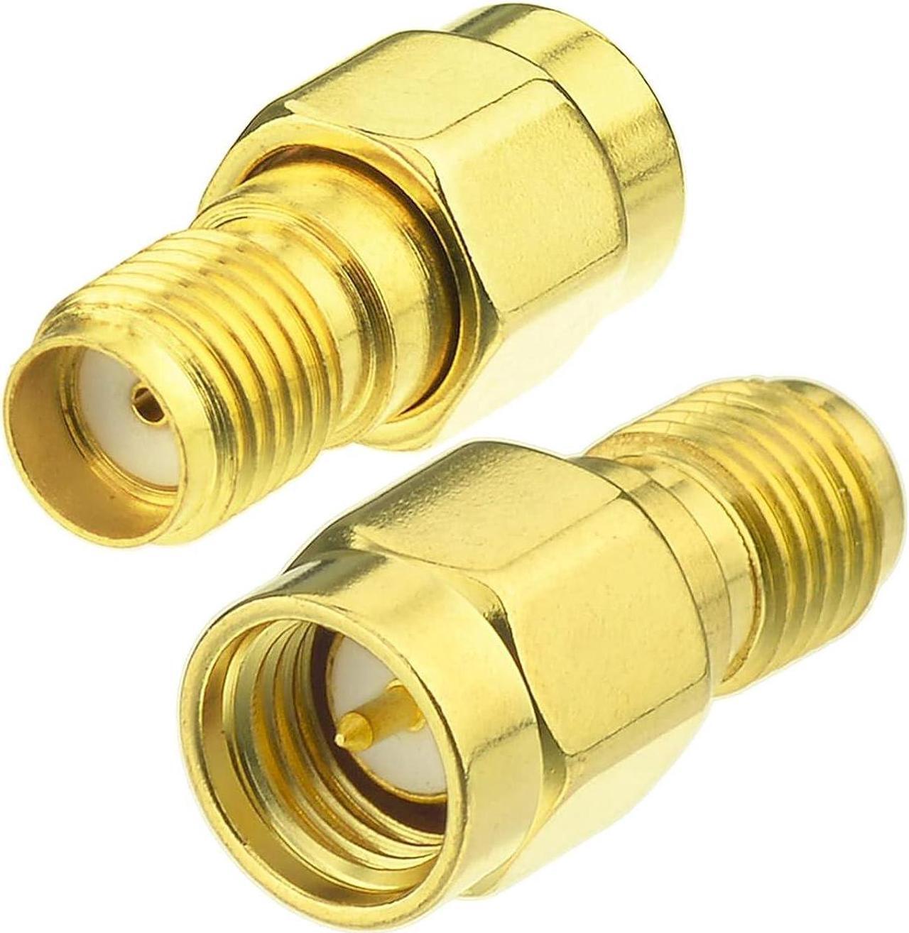 Alt view image 4 of 5 - Superbat SMA Male to SMA Female Bulkhead RF Coaxial Cable RG8X Cable 15ft + 3pcs RF Coax SMA Adapter Kit for SDR Antenna Ham Radio,3G 4G LTE Antenna,ADS-B,GPS etc.