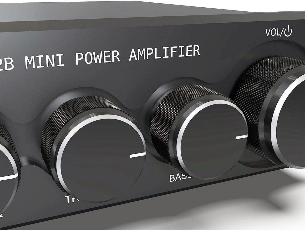 Alt view image 2 of 7 - XRONG Subwoofer Amplifier Home Audio, Bluetooth Amplifier 5.0 Stereo,2.1 Channel Mini Hi-Fi Class D Integrated Amp 80 Watt x2+80 Watt for Home Outdoor Passive Speakers,Powered Subwoofer