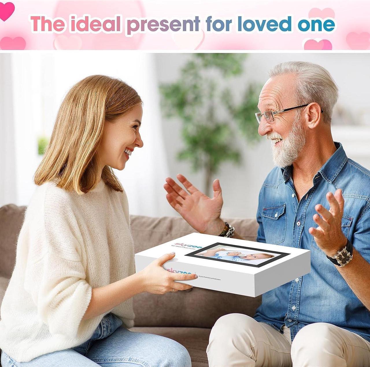 Alt view image 7 of 7 - WiFi 10.1'' Digital Picture Frame with 1280x800 Resolution, Touchscreen Digital Photo Frame Share Photos and Videos Remotely via APP - Gift Guide for Family and Friends, Welcome to consult