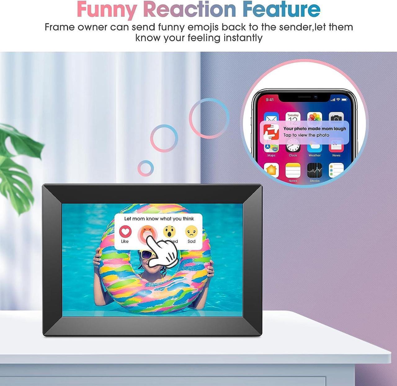 Alt view image 6 of 7 - WiFi 10.1'' Digital Picture Frame with 1280x800 Resolution, Touchscreen Digital Photo Frame Share Photos and Videos Remotely via APP - Gift Guide for Family and Friends, Welcome to consult