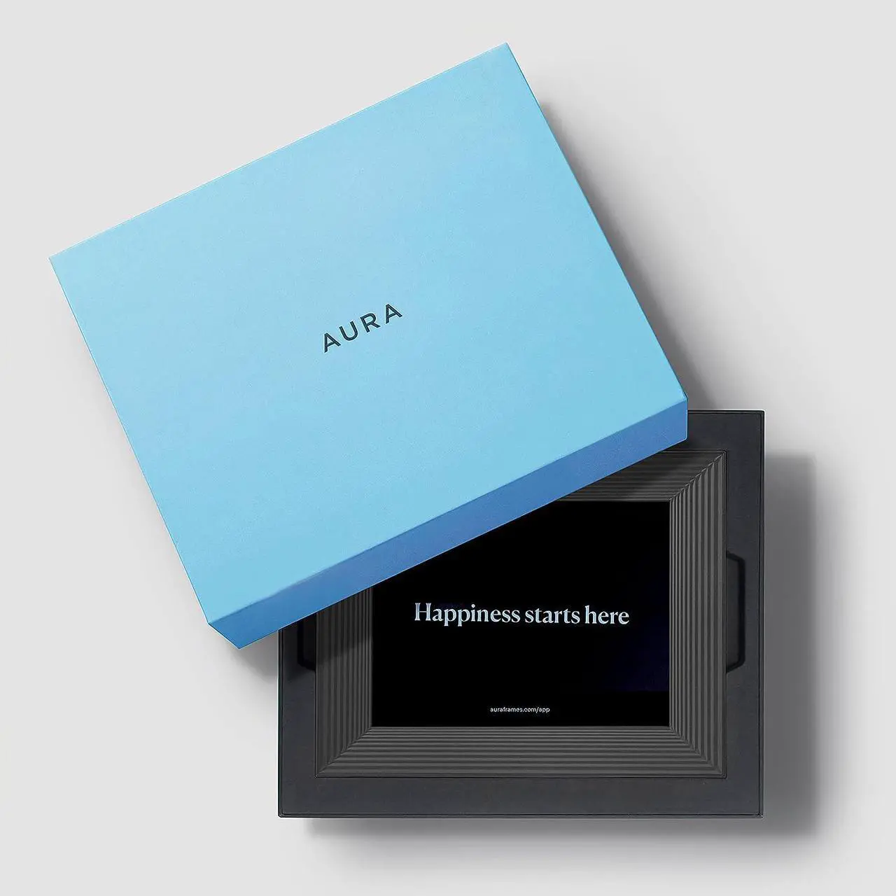 Alt view image 5 of 5 - Aura Mason WiFi Digital Picture Frame | The Best Digital Frame for Gifting | Send Photos from Your Phone | Quick, Easy Setup in Aura App | Free Unlimited Storage | Graphite, Welcome to consult