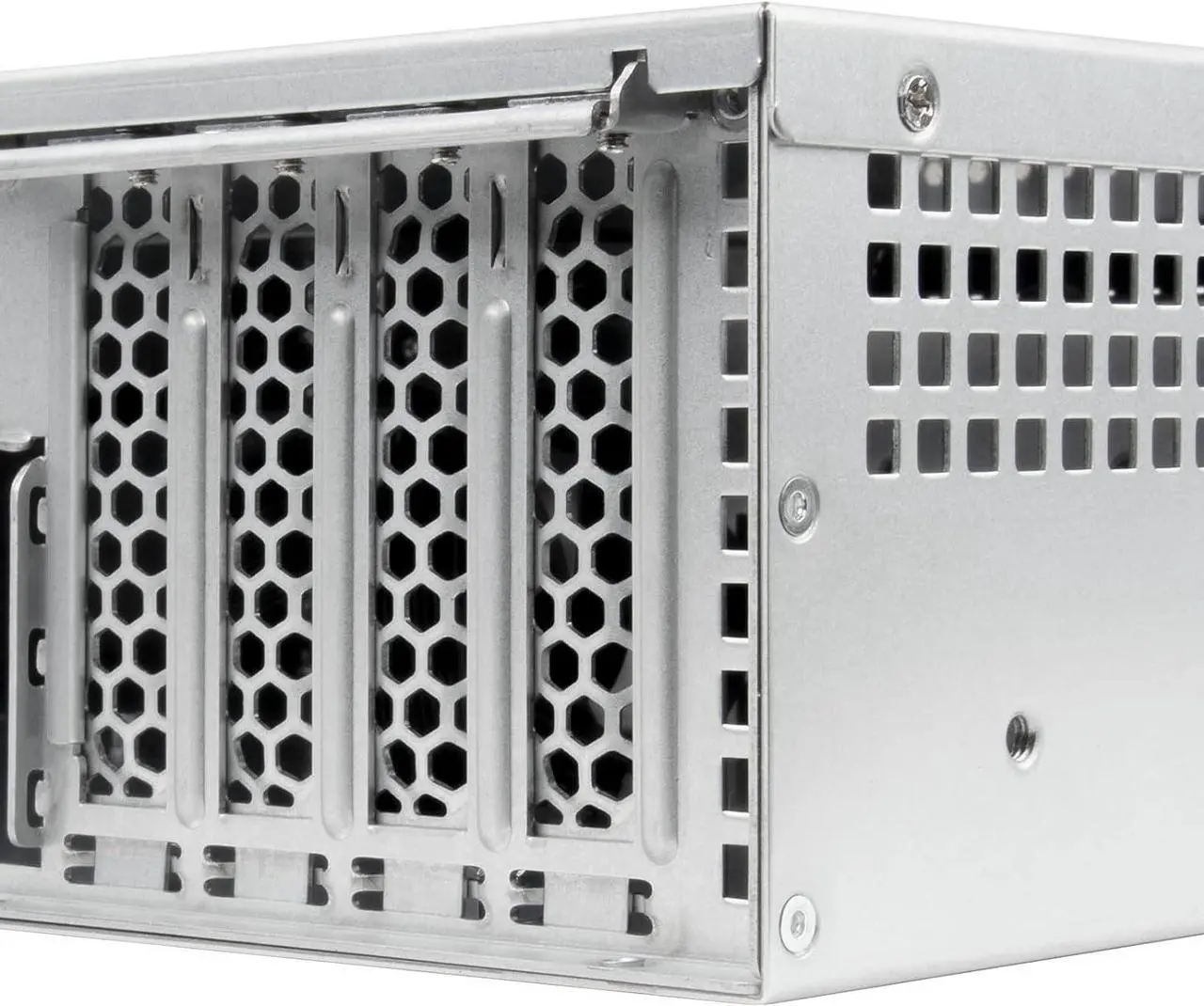 Alt view image 5 of 7 - SilverStone Technology RM23-502-MINI 2U Dual 5.25'' Drive Bay Micro-ATX rackmount Server Chassis, SST-RM23-502-MINI