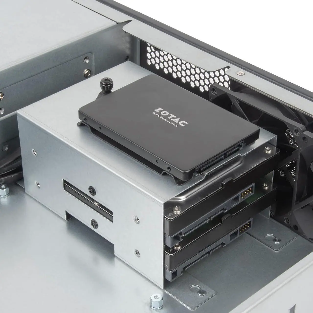 Alt view image 7 of 7 - SilverStone Technology RM23-502-MINI 2U Dual 5.25'' Drive Bay Micro-ATX rackmount Server Chassis, SST-RM23-502-MINI