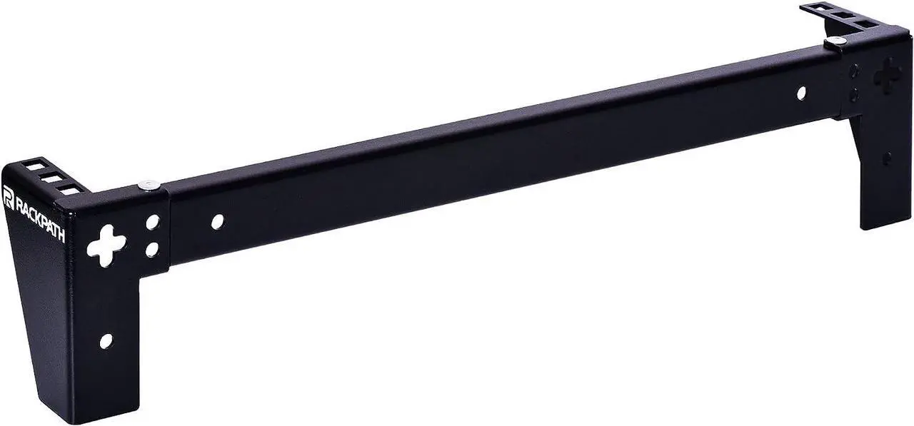 Alt view image 4 of 7 - RackPath 1U Vertical Wall Mount Rack - Heavy Duty 125lbs Capacity Vertical Mounting Bracket, Welcome to consult