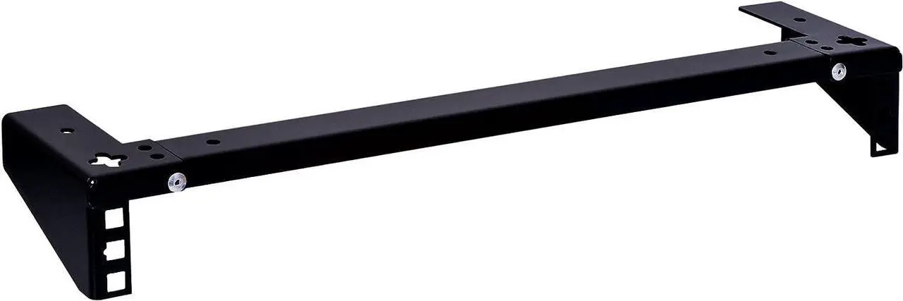 Alt view image 5 of 7 - RackPath 1U Vertical Wall Mount Rack - Heavy Duty 125lbs Capacity Vertical Mounting Bracket, Welcome to consult