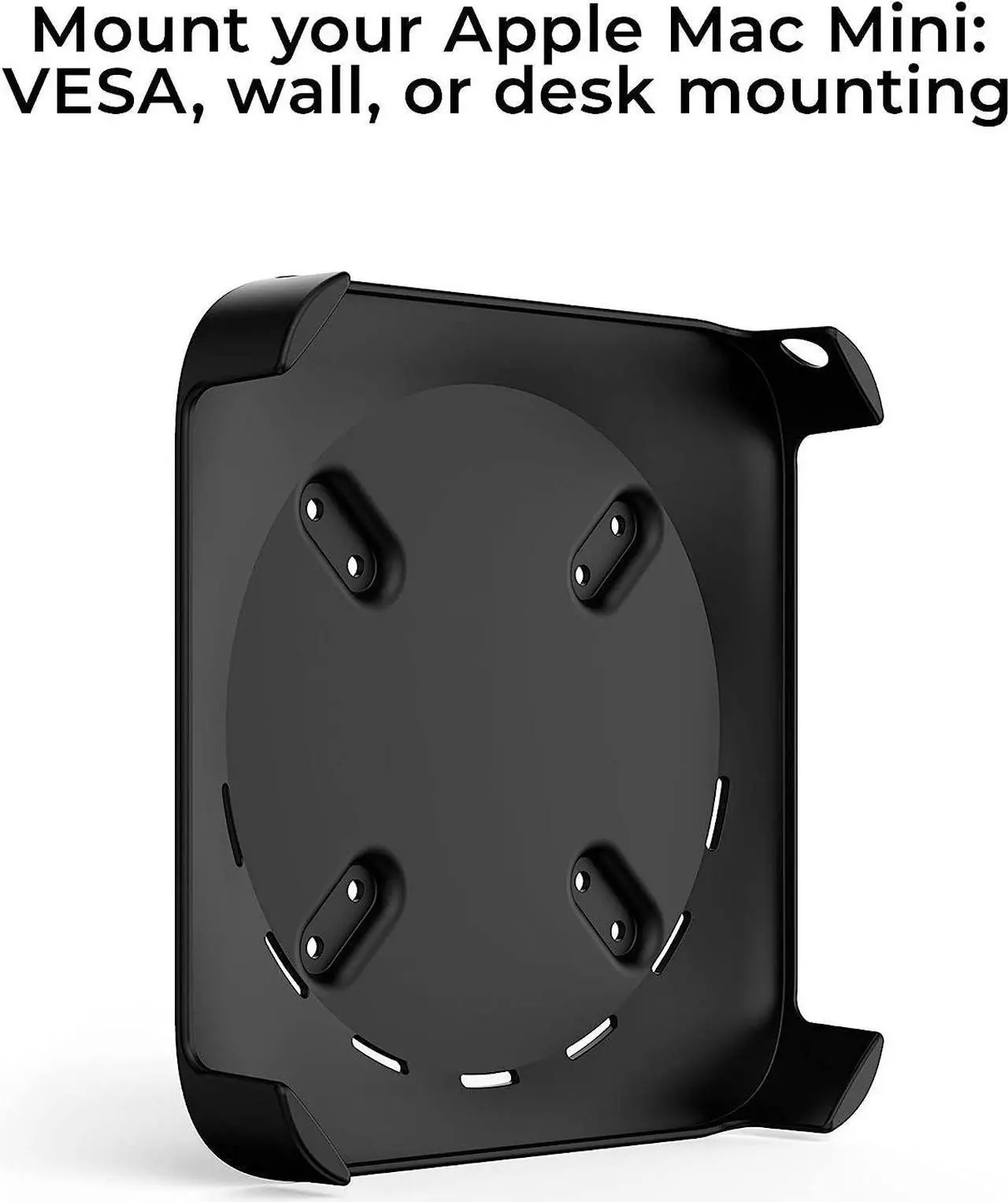 Alt view image 2 of 7 - HumanCentric Mount Compatible with Mac Mini, Custom Mac Mini Mount, Wall Mount, Rack Mount, Mac Mini Under Desk Mount, Mac Mini Mount Behind Monitor Mac VESA Compatible Mac Mini Monitor Mount