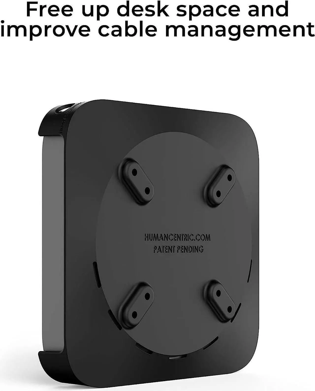 Alt view image 6 of 7 - HumanCentric Mount Compatible with Mac Mini, Custom Mac Mini Mount, Wall Mount, Rack Mount, Mac Mini Under Desk Mount, Mac Mini Mount Behind Monitor Mac VESA Compatible Mac Mini Monitor Mount