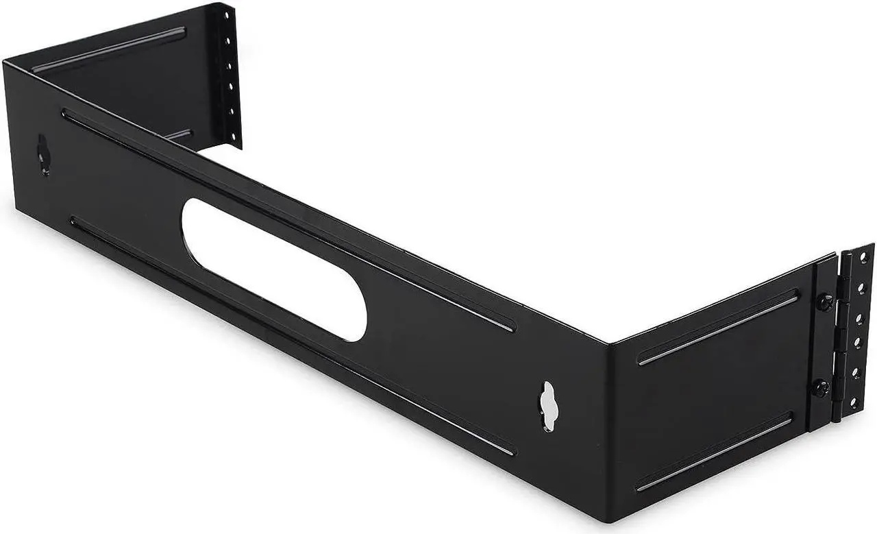Alt view image 6 of 7 - Cable Matters 2U Hinged 19" Wall Mount Panel Bracket, 55.1 Lbs Max Load, 2U Rack, 19 Inch Rack, 19-Inch Wall Mount Bracket/WallMount Patch Panel